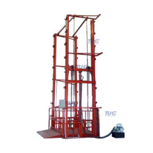 Guide rail elevators goods elevator cargo lift hydraulic scissor cargo lift